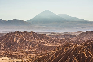 Death Valley Prints: Death Valley (Valle de la Muerte) and Licancabur Volcano