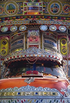 Lorry Prints: Decorated Bedford van