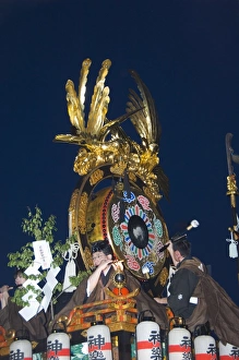 Decorated floats at Takayama spring festival