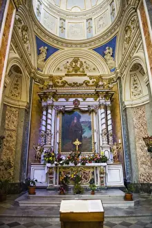 Noto Prints: Decoration in the interior of Duomo (Noto Cathedral) (Cattedrale di Noto)