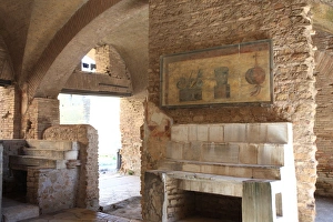 Room Prints: Decoration, Ostia Antica, Rome, Lazio, Italy, Europe