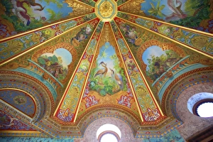 Traditionally Turkish Prints: Decorative ceilings in Bathing Pavilion