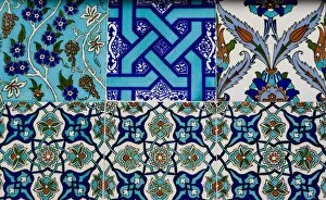 Images Dated 30th May 2008: Decorative ceramic tiles, Cavalry Bazaar, Istanbul, Turkey, Western Asia