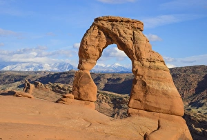 View Through Prints: Delicate Arch, Arches National Park, Utah, United States of America, North America