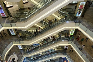 Shopping Mall Prints: Demiroren Shopping Center, Istanbul, Turkey, Europe