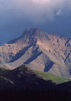 Denali Prints: Denali Mountain at sunset, Alaska, United States of America, North America