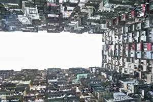 Top Section Gallery: Densely crowded apartment buildings, Hong Kong Island, Hong Kong, China, Asia