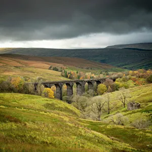 Viaduct Prints: Dent Head Viaduct, Yorkshire Dales, Yorkshire, England, United Kingdom, Europe