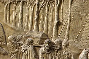 Firenze Prints: Depiction of the Ark of Alliance, Gate of Paradise door of the Baptistry of San Giovanni