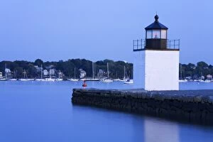 Images Dated 18th October 2007: Derby Wharf Lighthouse, Salem, Greater Boston Area, Massachusetts, New England