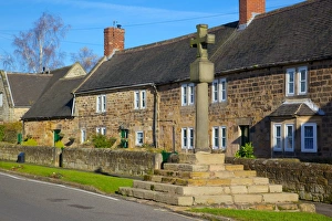 Cottages Prints: Derbyshire Dales, Derbyshire, England, United Kingdom, Europe