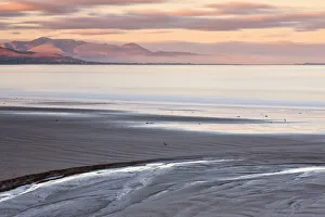 Low Tide Prints: Derrymore Strand, Dingle Peninsula, County Kerry, Munster, Republic of Ireland, Europe