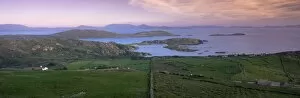 Images Dated 21st January 2000: Derrynane Bay at sunset