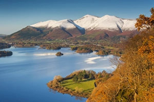 Derwentwater and Skiddaw Mountain, Keswick, Lake District National Park, Cumbria
