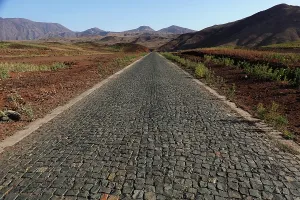 Santo Prints: Desert landscape in the far southwest of Saint Anthony, Cape Verde