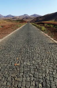 Santo Prints: Desert landscape in the far southwest of Saint Anthony, Cape Verde