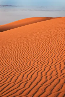 Rippled Gallery: Desert sand ripples, Morocco, North Africa, Africa