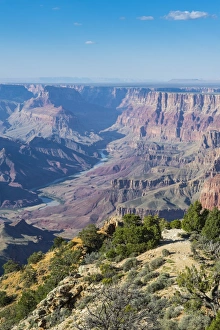 Grand Canyon Prints: Desert view point over the Grand Canyon
