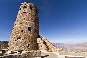 Desert View Watchtower, Grand Canyon National Park, UNESCO World Heritage Site, Northern Arizona, United States of America, North America