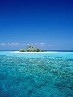 Deserted island, Maldives, Indian Ocean