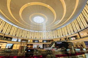 Designer shops, Dubai Mall, Dubai, United Arab Emirates, Middle East