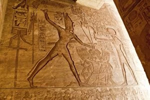Images Dated 5th February 2009: Detail, Abu Simbel, UNESCO World Heritage Site, Nubia, Egypt, North Africa, Africa
