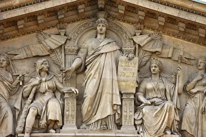 Images Dated 27th September 2008: Detail, Assemblee Nationale (French Parliament), Paris, France, Europe