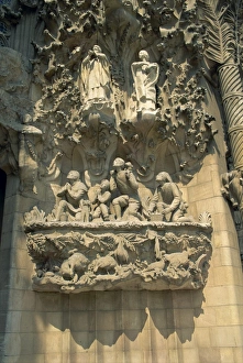 Gaudi Prints: Detail, Gaudis cathedral