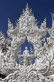 Northern Thailand Prints: Detail, Wat Rong Khun (White Temple)