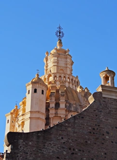 Argentinean Prints: Detailed view of the Cathedral of Cordoba, Cordoba, Argentina, South America