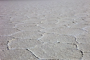 Mineral Prints: Details of the salt deposits in the Salar de Uyuni salt flat
