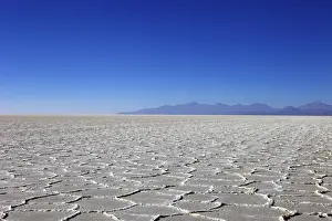 Mineral Prints: Details of the salt deposits in the Salar de Uyuni salt flat