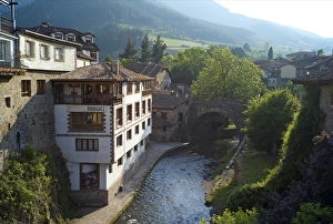 Deva River, Potes, Cantabria, Spain, Europe