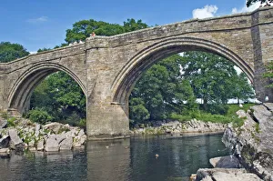 Cumbria Prints: Devils Bridge, Kirkby Lonsdale, Cumbria, England, United Kingdom, Europe