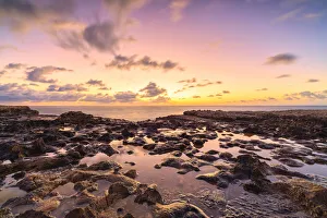 Antigua Prints: Devils Bridge at sunrise, Antigua, Antigua and Barbuda, Leeward Islands, West Indies