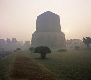 Uttar Pradesh State Prints: Dhamekh stupa