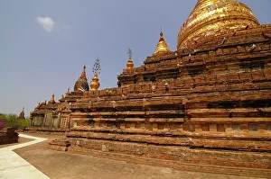 Bagan Prints: Dhammayazaka Pagoda, Bagan (Pagan), UNESCO World Heritage Site, Myanmar, Asia