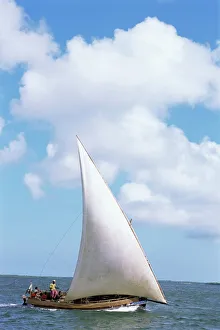 Kenya Prints: Dhow in the Indian Ocean