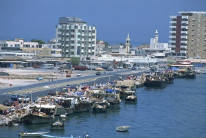 Ras Al Khaimah Prints: The Dhow Wharf and market
