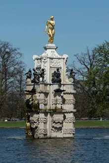Parks Prints: Diana Fountain, Bushy Park, Hampton, London, England, United Kingdom, Europe