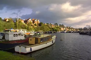 Water Way Prints: Diglis canal basin, junction of the River Severn and the Worcestershire
