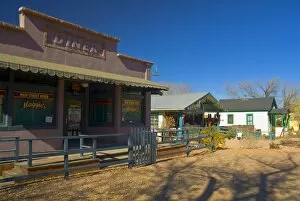 Images Dated 14th November 2007: Diner used in Wild Hogs movie, Madrid, Turquoise Trail, New Mexico, United States of America