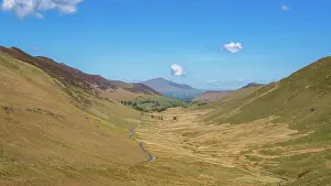 Destinations Prints: Discover Newlands Valley Drive on Newlands Pass near Buttermere in the Lake District