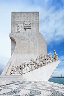 Lisbon Prints: The Discoveries Monument (Padrao dos Descobrimentos) on the Tagus River in Belem, Lisbon