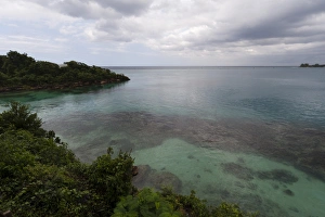 Looking Out Prints: Discovery Bay, where Christopher Columbus landed, Ocho Rios, Jamaica, West Indies