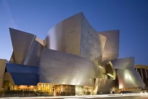 Images Dated 9th April 2008: Disney Concert Hall, designed by Frank Gehry, Los Angeles, California, United States of America