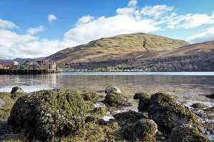 Argyll And Bute Prints: Distant view of the village of Arrochar