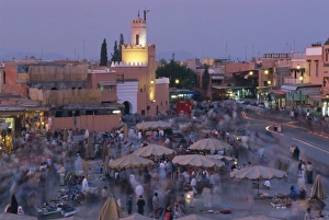Jemaa El Fna Prints: Djemaa el Fna at dusk
