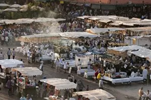 Images Dated 9th July 2009: Djemaa el Fna Square, Marrakech, Morocco, North Africa, Africa