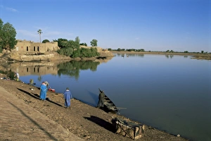 Western Africa Prints: Djenne, UNESCO World Heritage Site, Mali, Africa